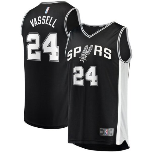 Devin Vassell San Antonio Spurs Fanatics Branded Fast Break Replica Jersey - Icon Edition - Black