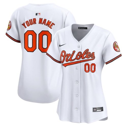 Baltimore Orioles Nike Women's Home Limited Custom Jersey - White