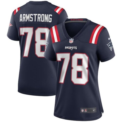 Bruce Armstrong New England Patriots Nike Women's Game Retired Player Jersey - Navy