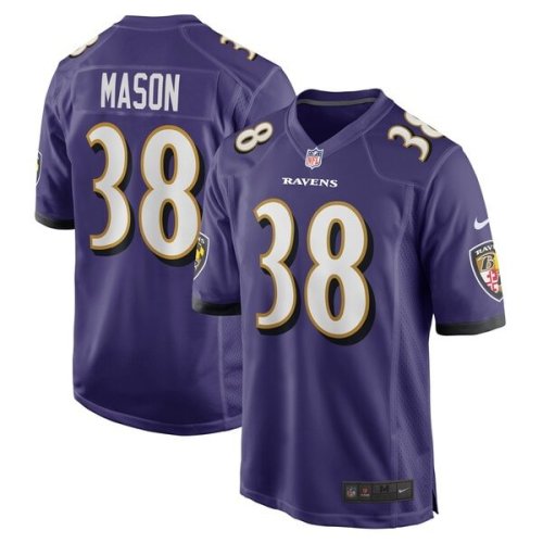 Ben Mason Baltimore Ravens Nike Game Jersey - Purple