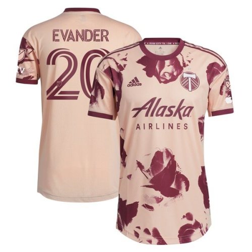 Evander Portland Timbers adidas 2024 Heritage Rose Kit Authentic Player Jersey - Pink