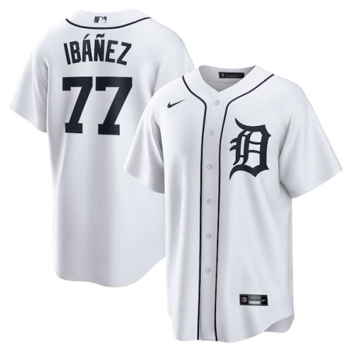 Andy Ibáñez Detroit Tigers Nike Home  Replica Player Jersey - White