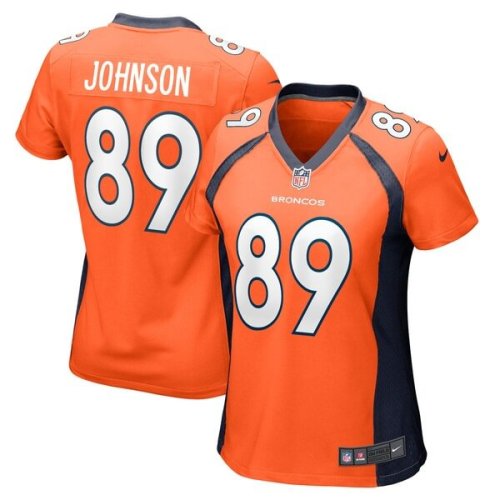 Brandon Johnson Denver Broncos Nike Women's Game Player Jersey - Orange