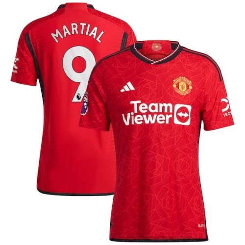 Anthony Martial Manchester United adidas 2023/24 Home Authentic Player Jersey - Red/Green