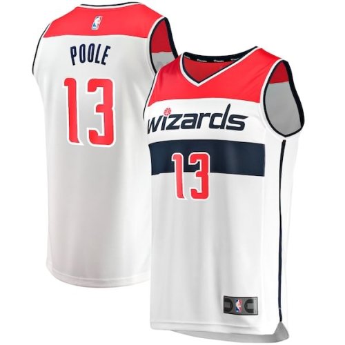 Jordan Poole Washington Wizards Fanatics Branded Youth Fast Break Player Jersey - Association Edition - White