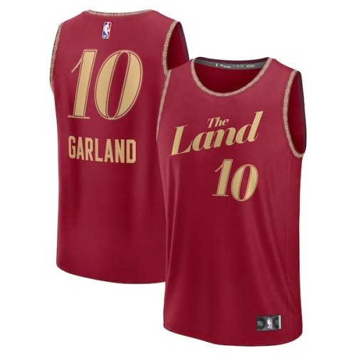Darius Garland Cleveland Cavaliers Fanatics Branded Unisex Fast Break Jersey - Wine - City Edition