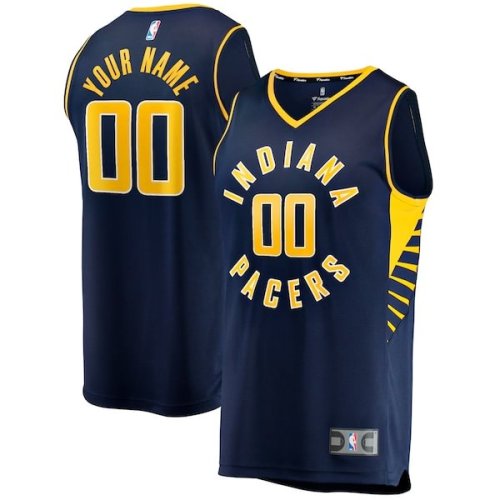 Indiana Pacers Fanatics Branded Fast Break Custom Replica Jersey - Icon Edition - Navy