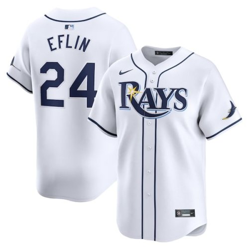 Zach Eflin Tampa Bay Rays Nike Home Limited Player Jersey - White