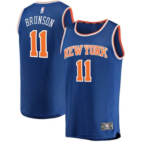 Jalen Brunson New York Knicks Fanatics Branded Big & Tall Fast Break Player Jersey - Royal - Icon Edition