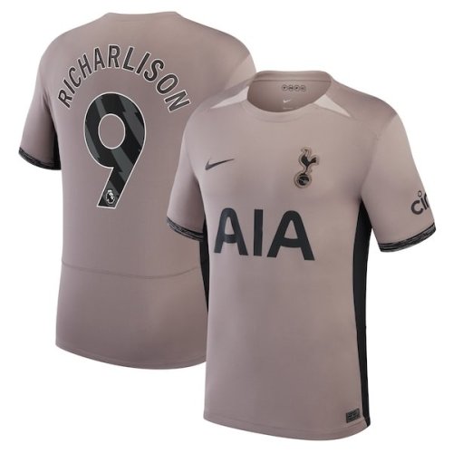 Richarlison Tottenham Hotspur Nike Youth 2023/24 Third Stadium Replica Player Jersey – Tan