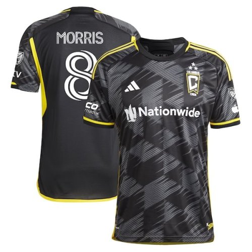 Aidan Morris Columbus Crew adidas 2024 VeloCITY Kit Authentic Player Jersey - Black