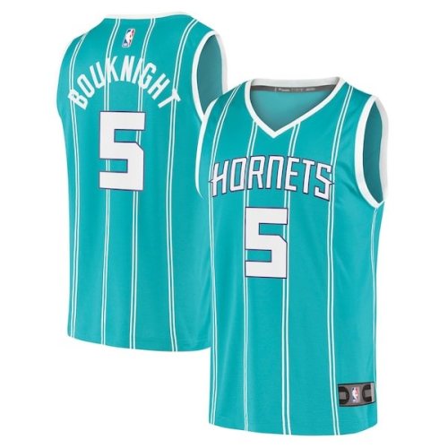 James Bouknight Charlotte Hornets Fanatics Branded Youth 2021/22 Fast Break Replica Jersey - Icon Edition - Teal