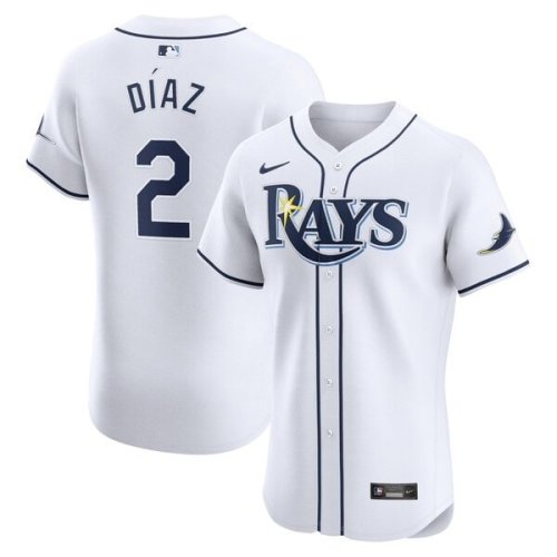 Yandy Diaz Tampa Bay Rays Nike Home Elite Player Jersey - White