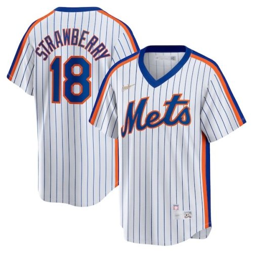 Darryl Strawberry New York Mets Nike Home Cooperstown Collection Player Jersey - White