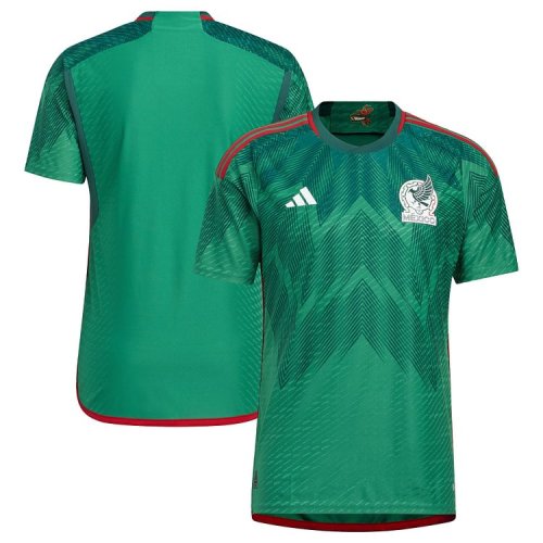 Mexico National Team adidas 2022/23 Home Authentic Blank Jersey - Green