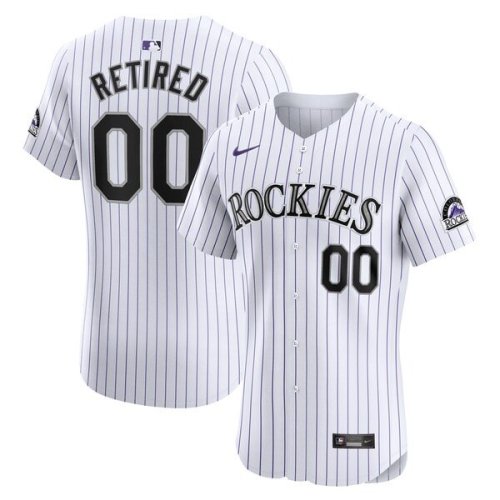 Colorado Rockies Nike Home Elite Pick-A-Player Retired Roster Jersey - White