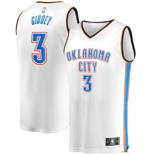 Josh Giddey Oklahoma City Thunder Fanatics Branded Fast Break Replica Jersey - Association Edition - White