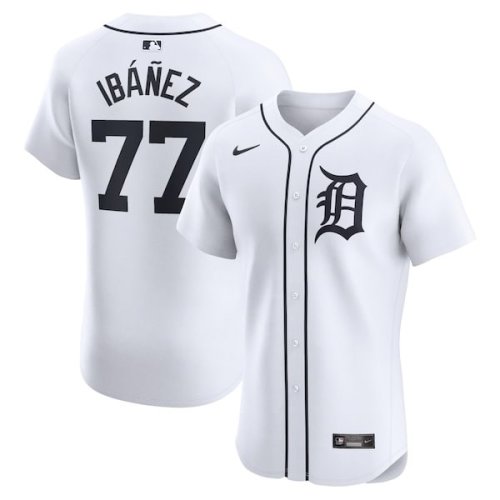Andy Ibanez Detroit Tigers Nike Home Elite Player Jersey - White