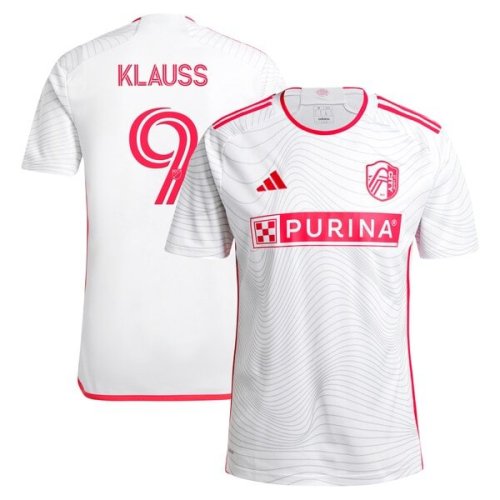 João Klauss St. Louis City SC adidas 2024 The Confluence Kit Replica Player Jersey - White