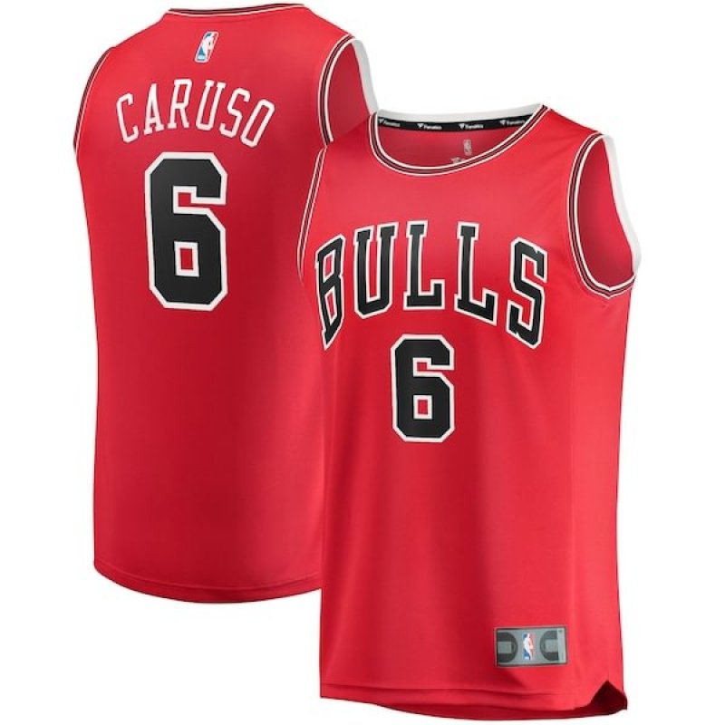 Alex Caruso Chicago Bulls Fanatics Branded Fast Break Replica Jersey - Icon Edition - Red