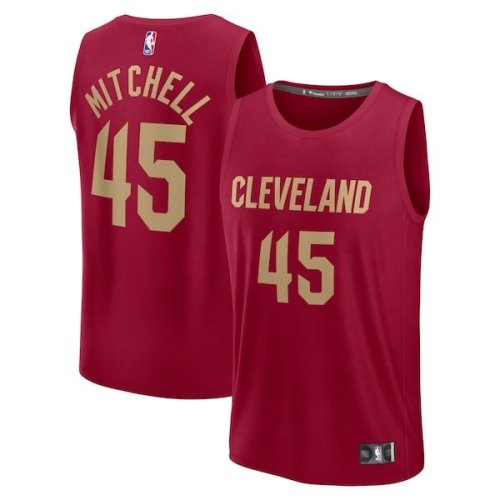 Donovan Mitchell Cleveland Cavaliers Fanatics Branded Youth Fast Break Player Jersey - Icon Edition - Wine