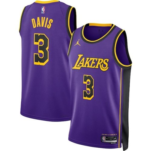 Anthony Davis Los Angeles Lakers Jordan Brand Unisex Swingman Jersey - Statement Edition - Purple