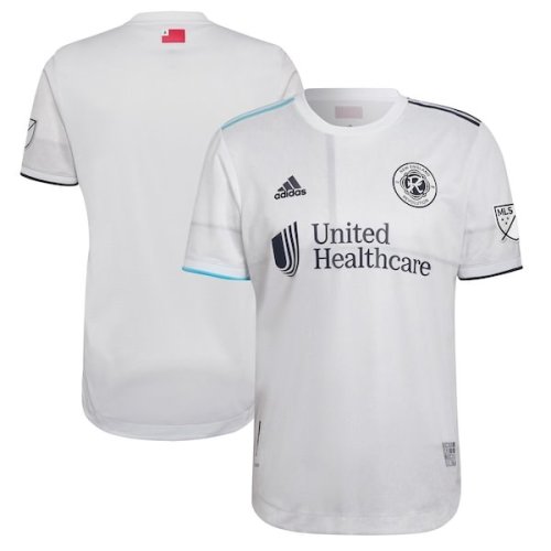 New England Revolution adidas 2022 Secondary Authentic Blank Jersey - White