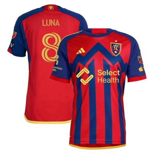 Diego Luna Real Salt Lake adidas 2024 Peak Utah Authentic Player Jersey – Red
