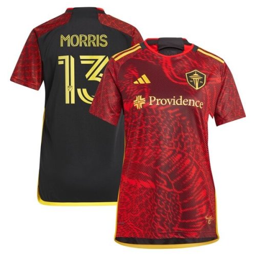 Jordan Morris Seattle Sounders FC adidas Women's 2024 The Bruce Lee Kit Replica Player Jersey – Red