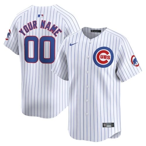 Chicago Cubs Nike Home Limited Custom Jersey - White