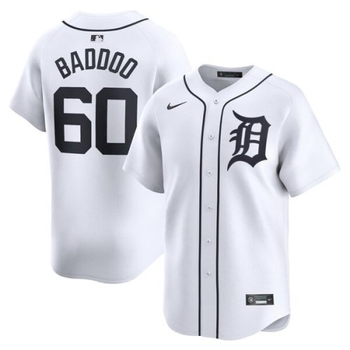 Akil Baddoo Detroit Tigers Nike Home Limited Player Jersey - White
