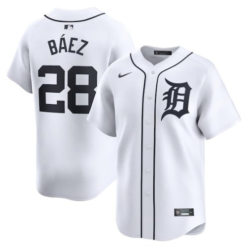 Javier Baez Detroit Tigers Nike Home Limited Player Jersey - White