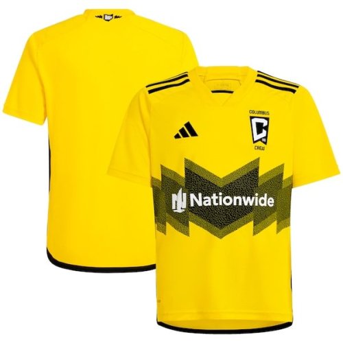 Columbus Crew adidas Youth 2024 The Home Kit Replica Jersey - Yellow