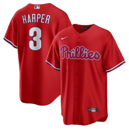 Bryce Harper Philadelphia Phillies Nike Alternate Replica Player Name Jersey - Red/Cream/White