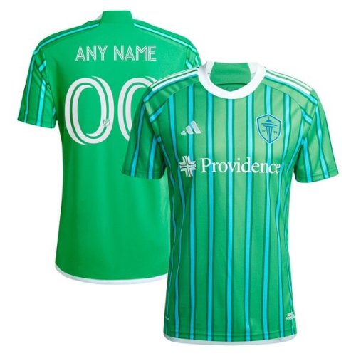Seattle Sounders FC adidas 2024 The Anniversary Kit Replica Custom Jersey – Green