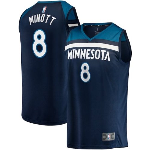 Josh Minott Minnesota Timberwolves Fanatics Branded Fast Break Player Jersey - Icon Edition - Navy