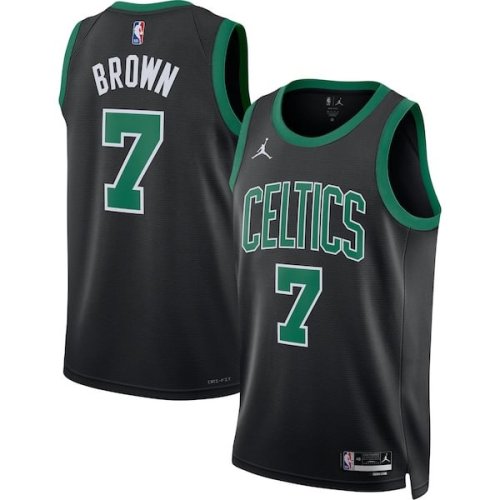 Jaylen Brown Boston Celtics Jordan Brand Unisex Swingman Jersey - Statement Edition - Black