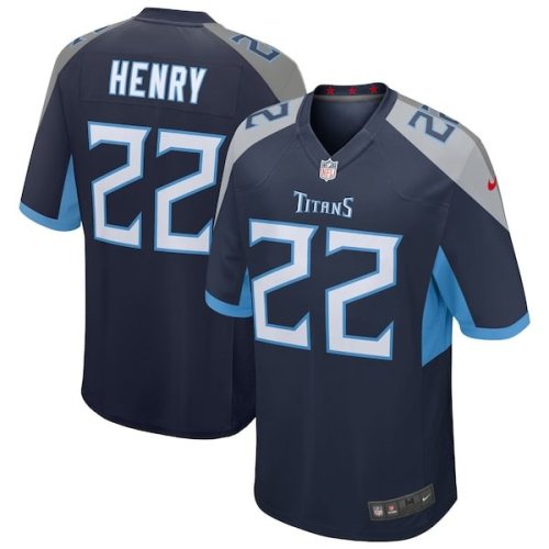 Derrick Henry Tennessee Titans Nike Game Jersey - Navy/Light Blue