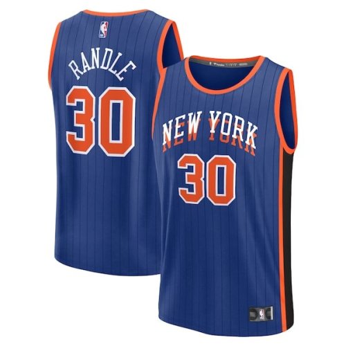 Julius Randle New York Knicks Fanatics Branded Unisex Fast Break Jersey - Blue - City Edition