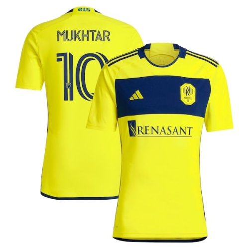 Hany Mukhtar Nashville SC adidas 2024 The 615 Kit Replica Player Jersey - Yellow