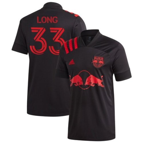 Aaron Long New York Red Bulls adidas 2020 Dark Mode Replica Jersey - Black