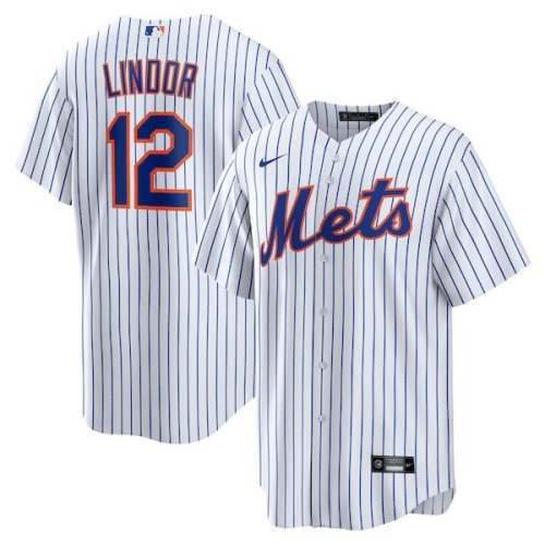 Francisco Lindor New York Mets Nike Home Replica Player Jersey - White/Royal