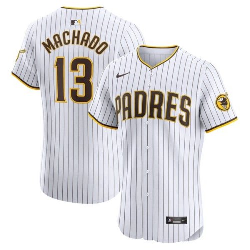 Manny Machado San Diego Padres Nike Home Elite Jersey - White