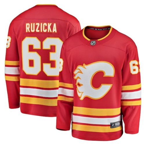 Adam Ruzicka Calgary Flames Fanatics Branded Home Breakaway Player Jersey - Red