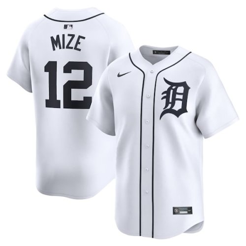 Casey Mize Detroit Tigers Nike Home Limited Player Jersey - White