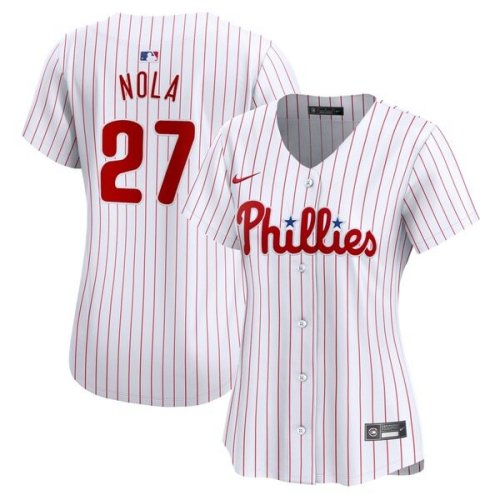Aaron Nola Philadelphia Phillies Nike Women's  Home Limited Player Jersey - White