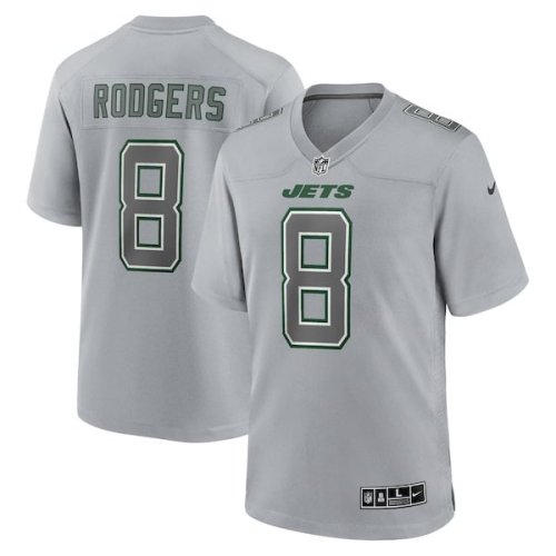 Aaron Rodgers New York Jets Nike Atmosphere Fashion Game Jersey - Heather Gray