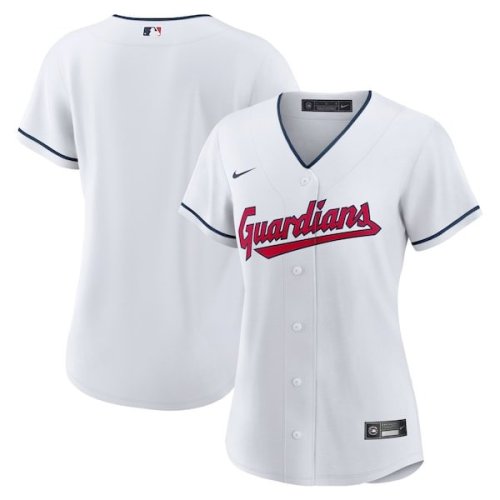 Cleveland Guardians Nike Women's Home Blank Replica Jersey- White
