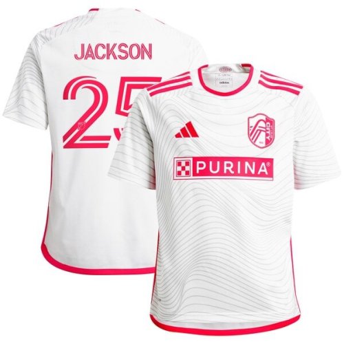 Aziel Jackson St. Louis City SC adidas Youth 2024 The Confluence Kit Replica Player Jersey - White