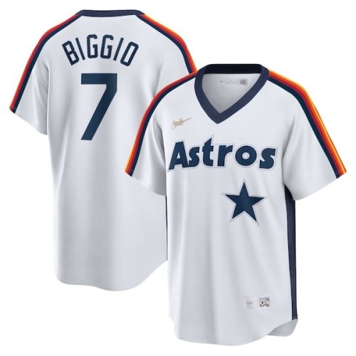 Craig Biggio Houston Astros Nike Home Cooperstown Collection Logo Player Jersey - White